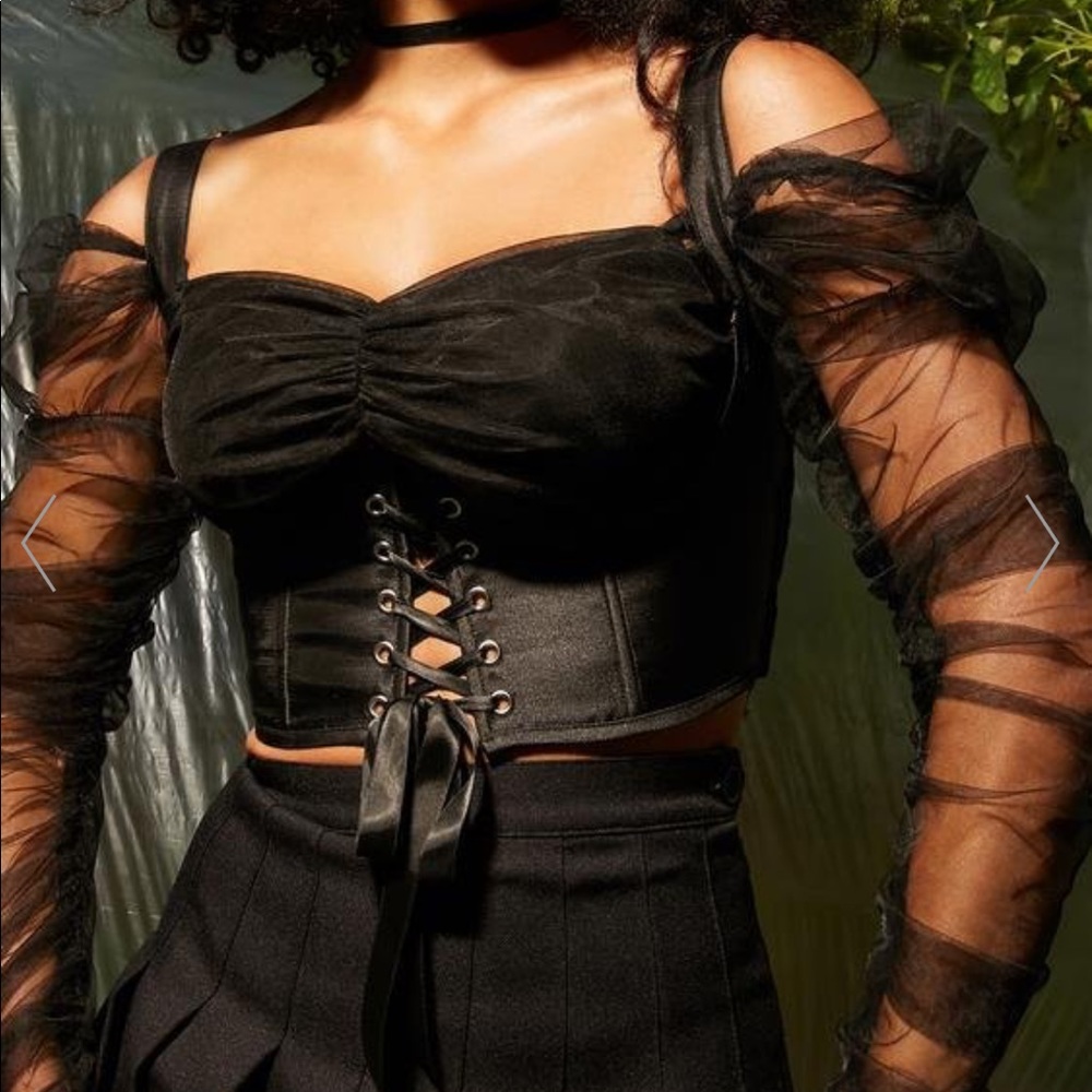 DOLLS KILL [S] CORSET TOP